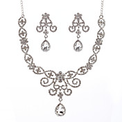 Splendid Ladies Necklace and Earrings Jewelry Set (50 cm)