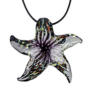 Romantische Resin Sea Star Halskette