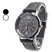 Men's Plastic Analog Quartz Wrist Watch (Black)
