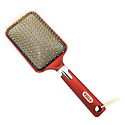 Air Cushion Anti-Skaldethed Massage Paddle Hair Brush (Rød)