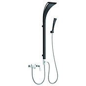 Contemporary Widespread Wall Mount LED Aluminum Shower Panel with Hand Shower(Not Inclued Faucet)