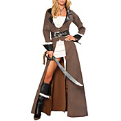 Tøffe kvinner Pirate Halloween kostyme (3 stykker)