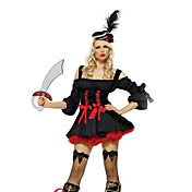 Sexy Retro Pirate Dress Halloween Costume(2 Pieces)