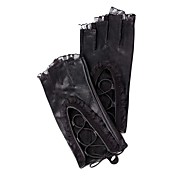 schapenleer half vinger party / avond dameshandschoenen