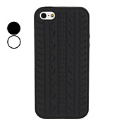 Tire Grain Soft Case for iPhone 5 (Assorted Colors)