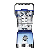 proiettore per esterni in acciaio inox portatile con luminosità regolabile e bussola (blu)