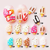 10er 3D Resinic Schöne Nail Decorations