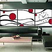 12 "-24" Estilo Moderno reloj de pared abstracta en lona 3pcs