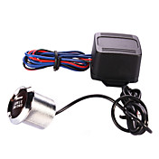 Een-Key Engine Start Button Switch is ingesteld op Automatische Inbouwen met Rood / Blauw Licht (DC 12V/30A)