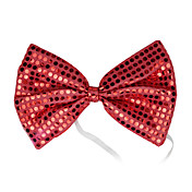 Red Sequins Bow Halloween Cravat(1 piece)