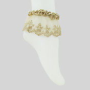 Coffee Cotton Lace Aristocrat Lolita  Ankle Socks