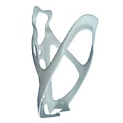 Cykling 3K Weave Carbon Fiber Bottle Cage (Hvid)