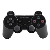 Goigame DualShock 3 controlador inalámbrico para PS3 (Negro y Plata)