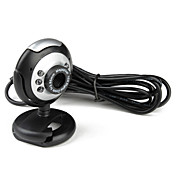 6-LED 5,0 Megapixel USB 2.0 PC Kamera Webcam mit Mikrofon
