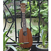 Koa Pili Koko - (mhy-p) Todo sólido de caoba Ukulele Piña con bolsa / Correa