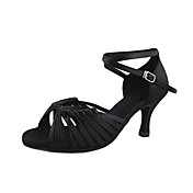 Women's Satin Ankle Strap Latin / Ballroom Dance Shoes (More Colors)