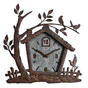 Paese Botanica Orologio da parete 18 "