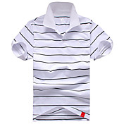 Männer Baumwolle Streifen-T-Shirt