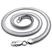 mannen stalen slang ketting (57 * 0,8 * 0,8 cm)