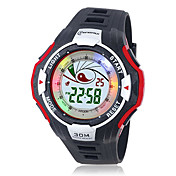 unisex Multi-Funktions-und wasserdicht pu digitale automatische Sportuhr