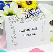 Beautiful Floral Theme Place Card (Set of 12)