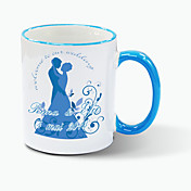 Personalized Simple Mug with Colored Edge