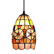 60W E27 Luz Colgante con Multi-color de sombra en función Shell