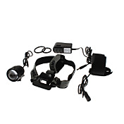 UniqueFire HD002 3-Modus Cree XM-L U2 LED-Akku-Fahrrad-Licht und Scheinwerfer-Set (4x18650)