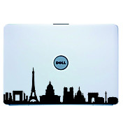 Paris Laptop Skin Cover Art Decal Sticker for MacBook Air Pro/Dell/HP/Compaq/Acer/Lenovo/Sony (Black)