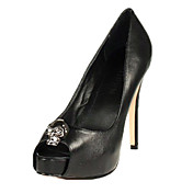 Leather Stiletto Heel Poop Toe Party / Evening Shoes (More Colors)