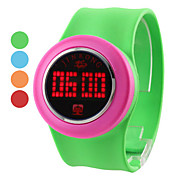 Unisex Cool Touch Screen Plastic Digital LED Wrist Fashion Watch (Assorterede farver)