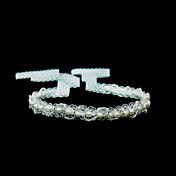 Merletto Semplice Con Cerchietti imitazione donna Pearl