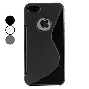 S-Shape Soft TPU Case Cover for iPhone 5 (Assorted Colors)