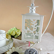 Leaves Design Iron Candle Lantern