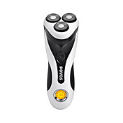 POVOS Metallic Waterproof 360-graden rotatie Drie-tegen roterend scheerapparaat met Pop-up trimmer (wit)