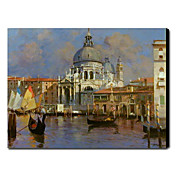Peint à la main peinture à l'huile paysage de Venise 1211-LS0194