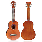 HELO - (LHS-MM) Caoba Madera contrachapada Ukulele Soprano con bolsa / Cadena