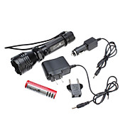 ultrafire c6 3-Modus Cree XR-E Q5 LED Taschenlampen-Set (200lm, 1x18650)