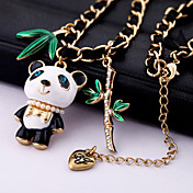 Women's Panda Bamboo Choker