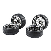 NIEUW 4PCS Plating Rand van het Wiel & banden voor 1/10 OP WEG Drifting RC CAR041