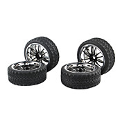 NOUVEAU 4pcs jantes et pneu Placage pour 1/10 SUR LA ROUTE DE VOITURE RC drift