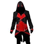 Cosplay Costume Inspired by Assassin's Creed III Connor Red And Black Jacket