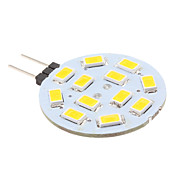 Ampoule LED Spot Blanc Chaud (12V), G4 6W 12x5630 SMD 500-560LM 3000-3500K