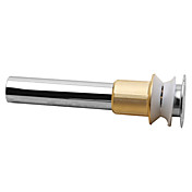 Faucet Accessory Chrome Finish Brass Pop-up Water Drain