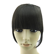 Neat Synthetic Bang with Temples