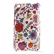 Flower Pattern Hard Case for iPhone 3G and 3GS
