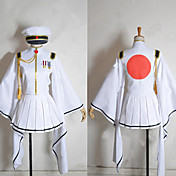 Cosplay Costume Inspired by Vocaloid Senbon Sakura White Flame Hatsune Miku