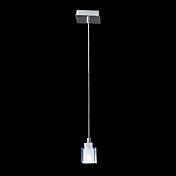 Luz minimalista 25W Pendent com Sombra Cristal