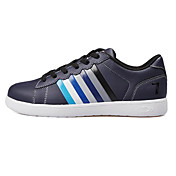 Women's Rainbow-color Leatherette Rubber Anti-Slip Damping Lace-ups Ankle Sneakers (Assorted Colors)
