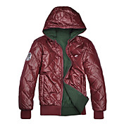 Men's Shining Thickened Warm Reversible Hooded Cotton Jacket (Assorted Sizes and Colors)